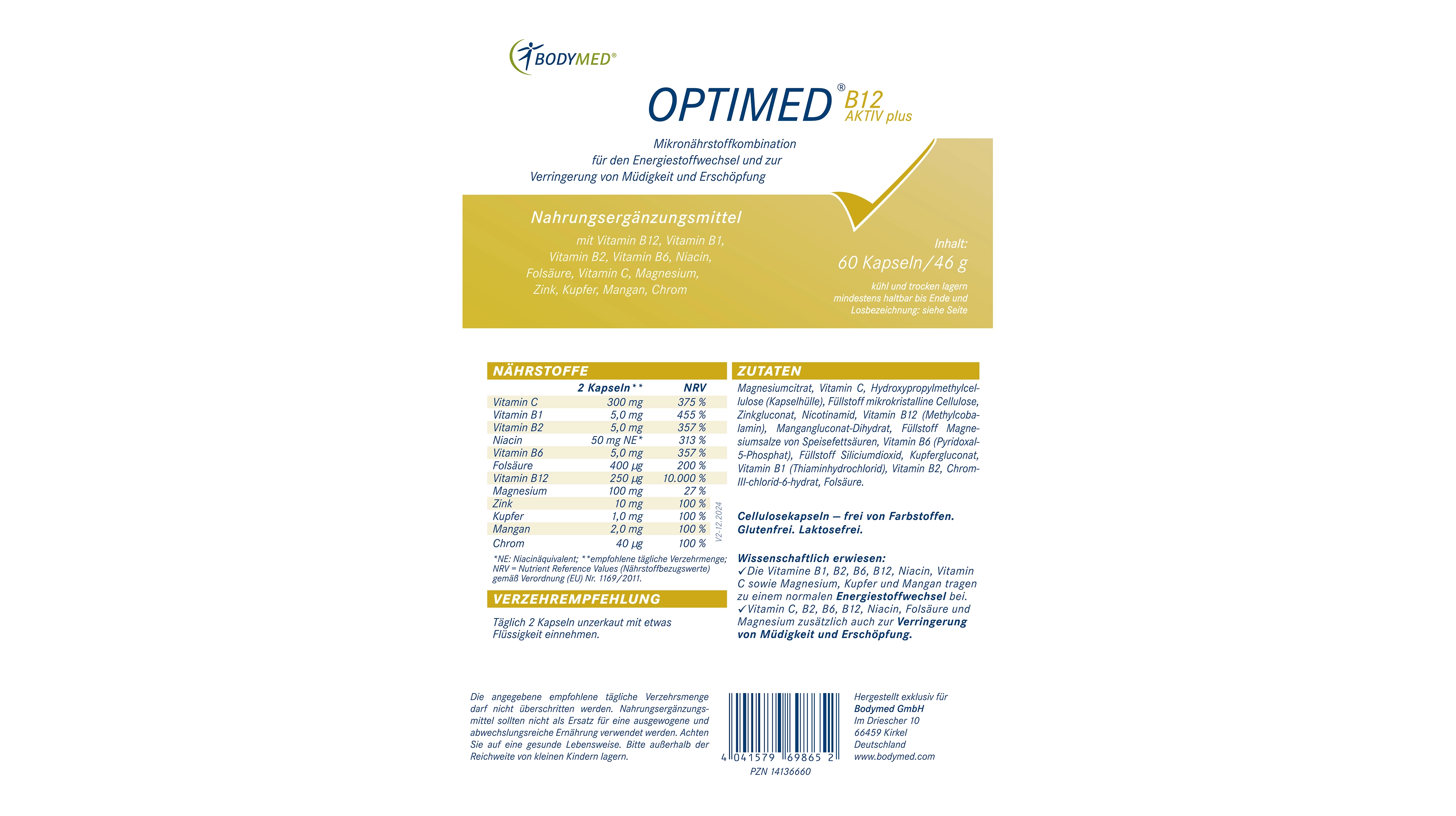 Sana-Pro Optimed® B12 Aktiv plus