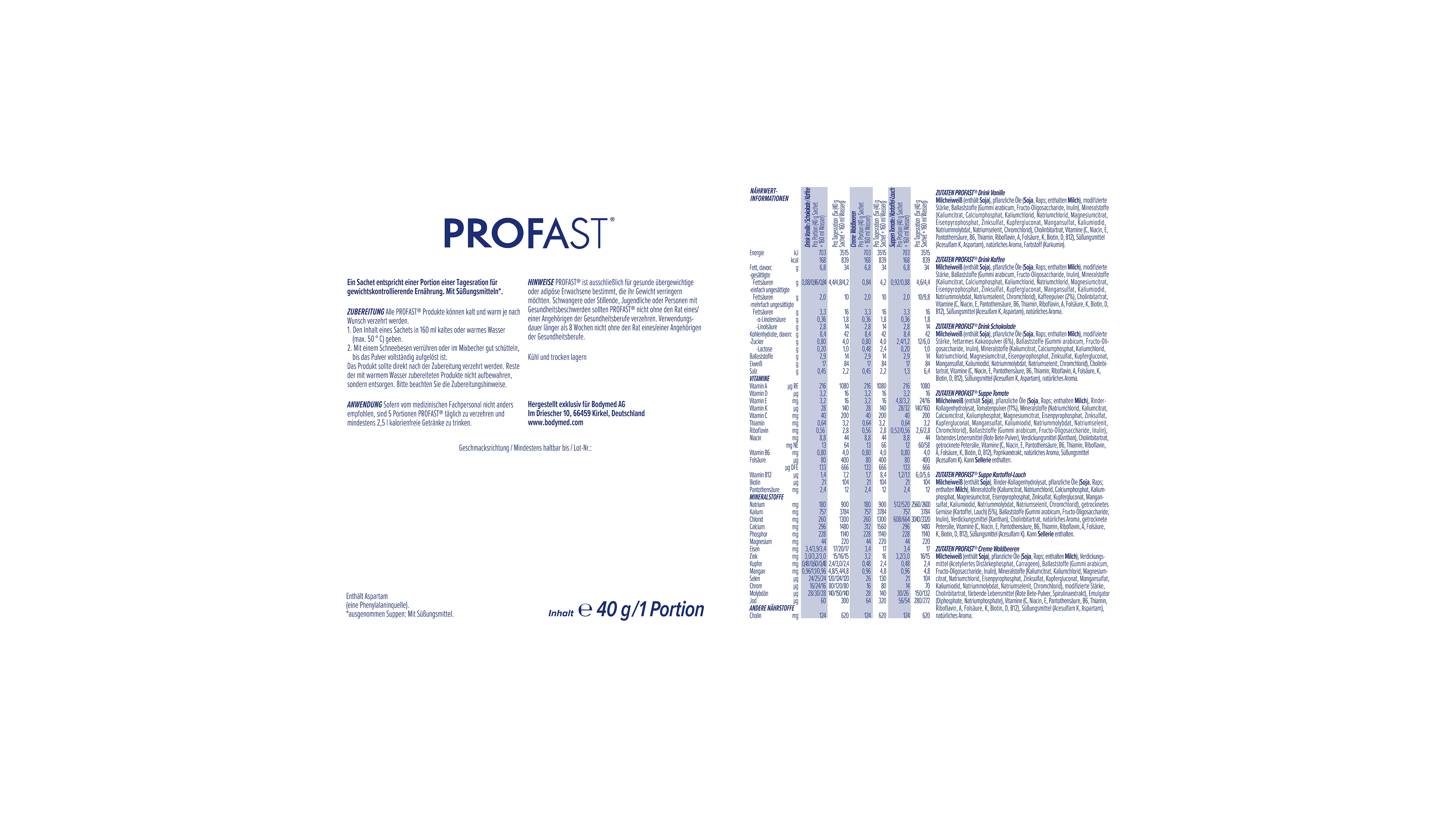 Profast® Suppe Kartoffel-Lauch