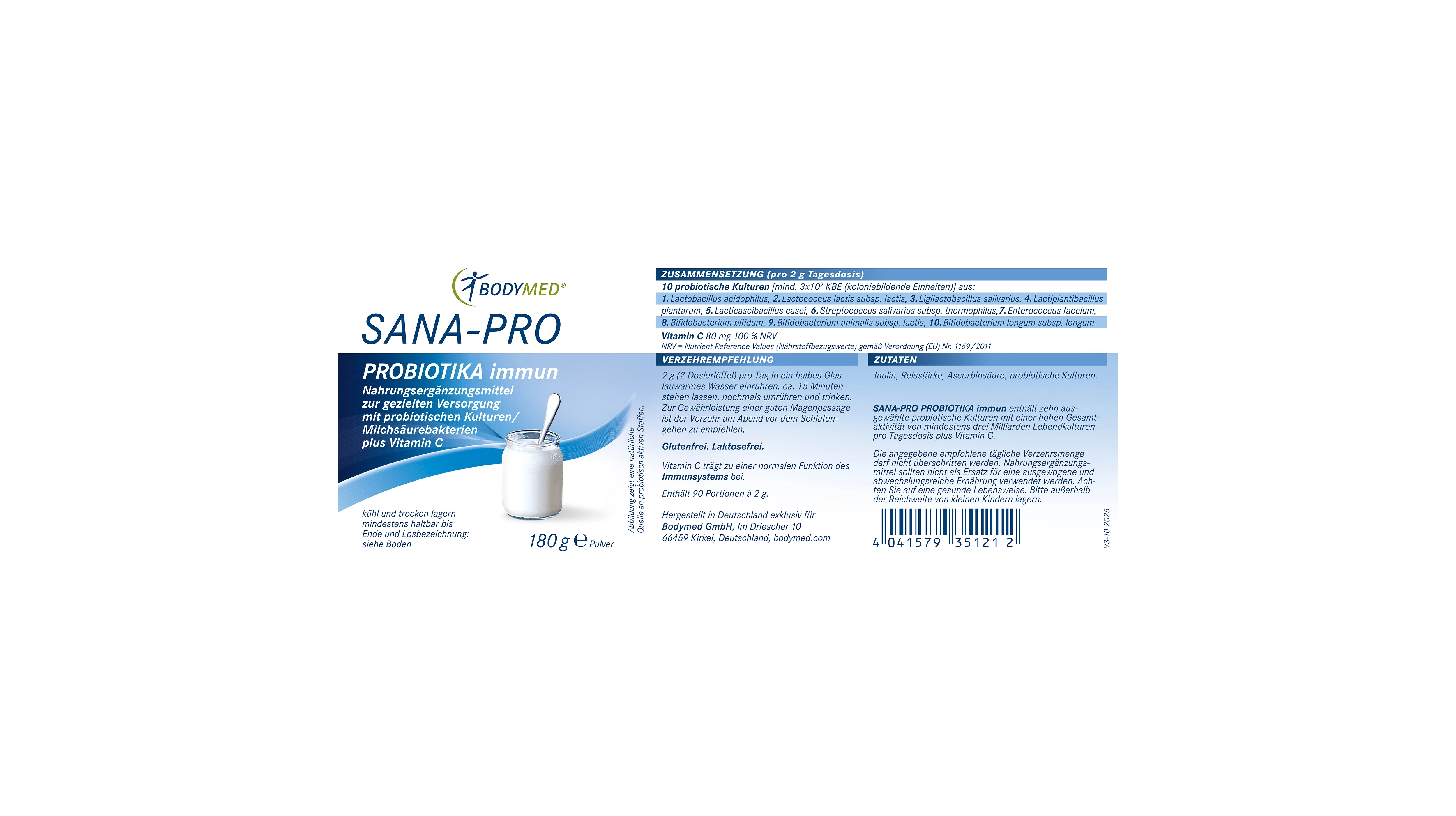 Sana-Pro Probiotika immun 180 g