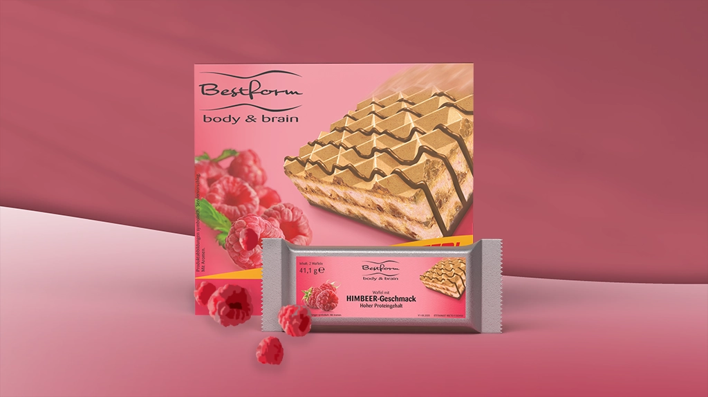 Sana-Pro Bestform Waffel Himbeere