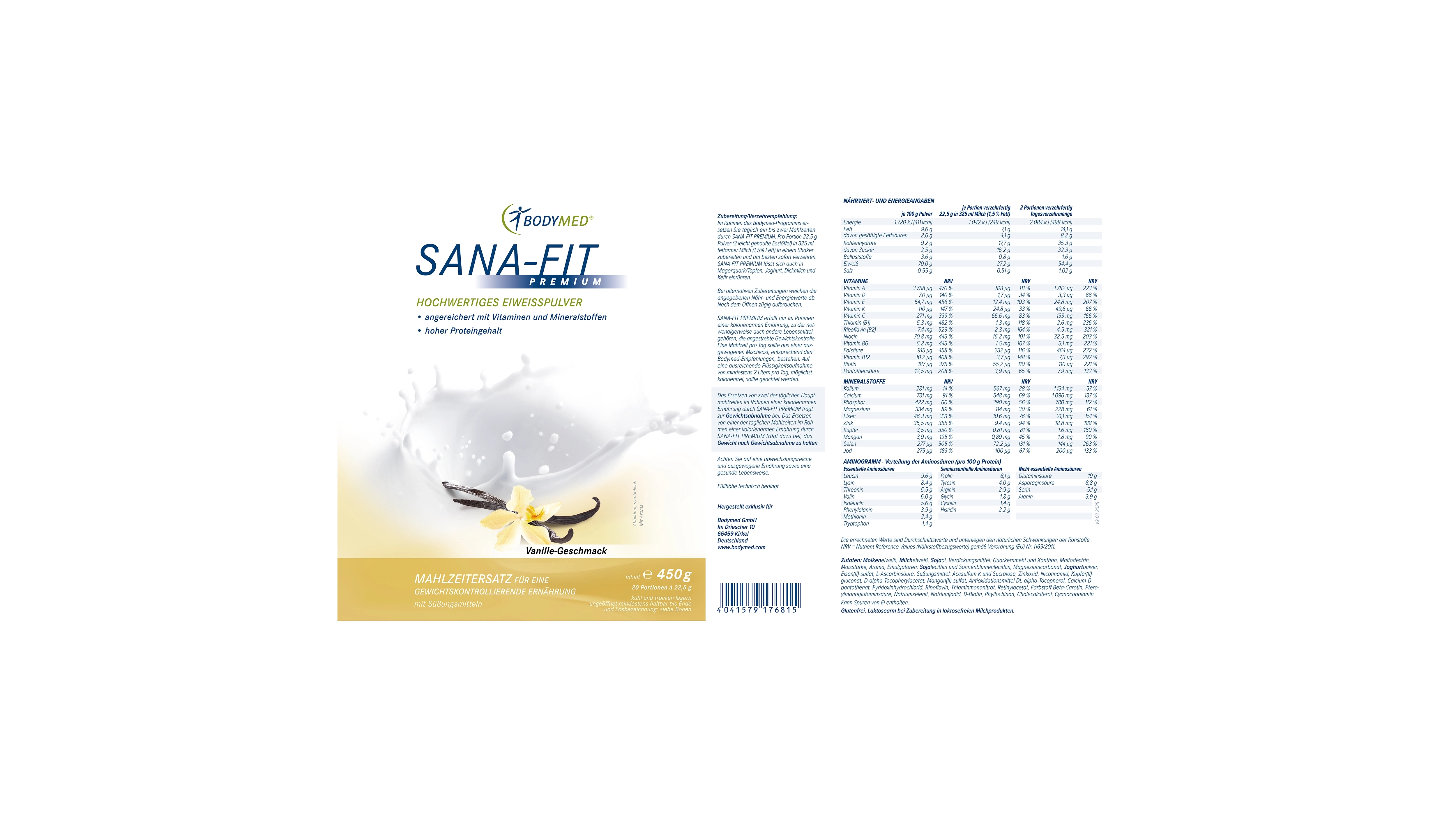 Sana-Fit Vanille