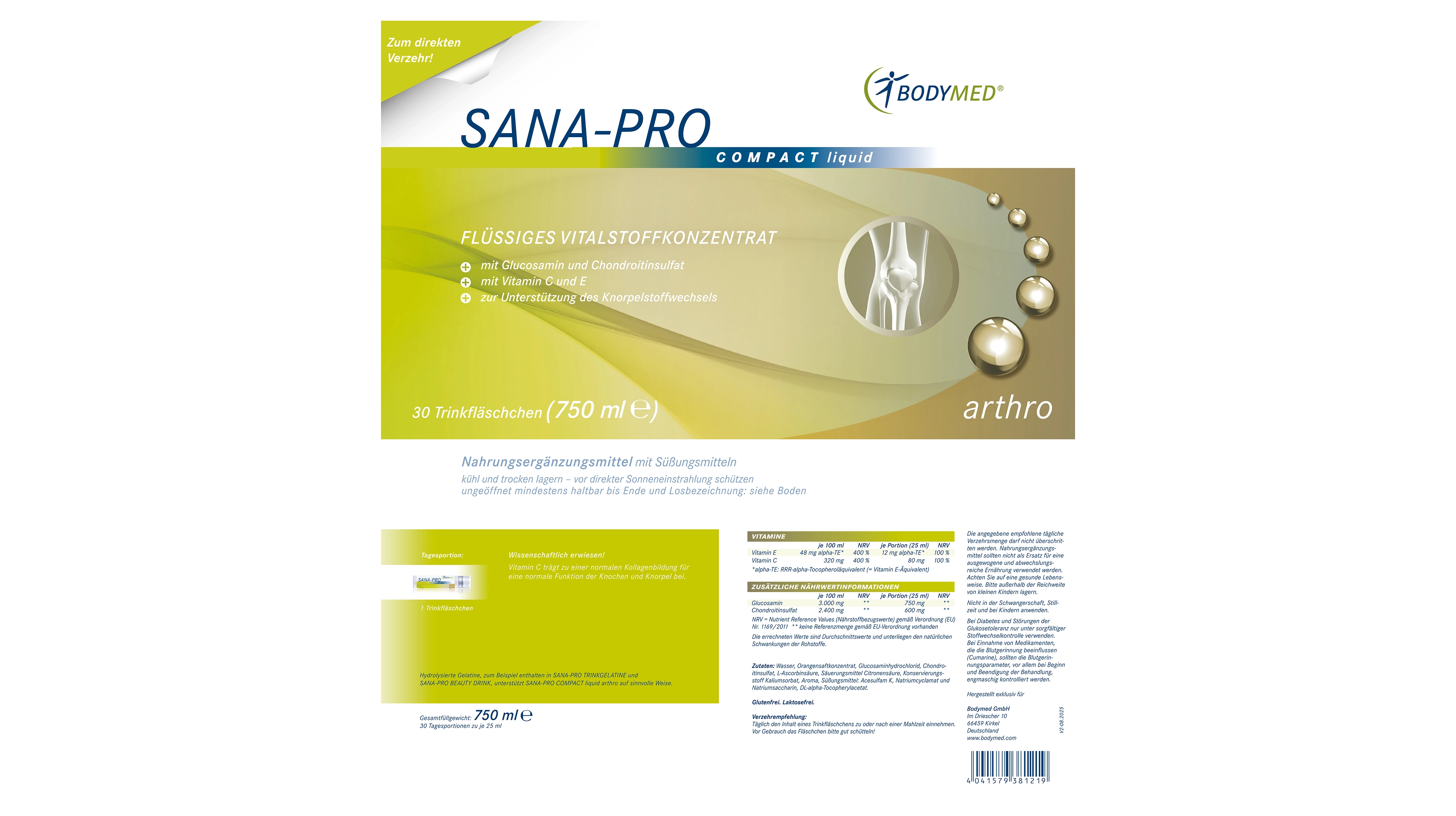 Sana-Pro Compact Liquid arthro