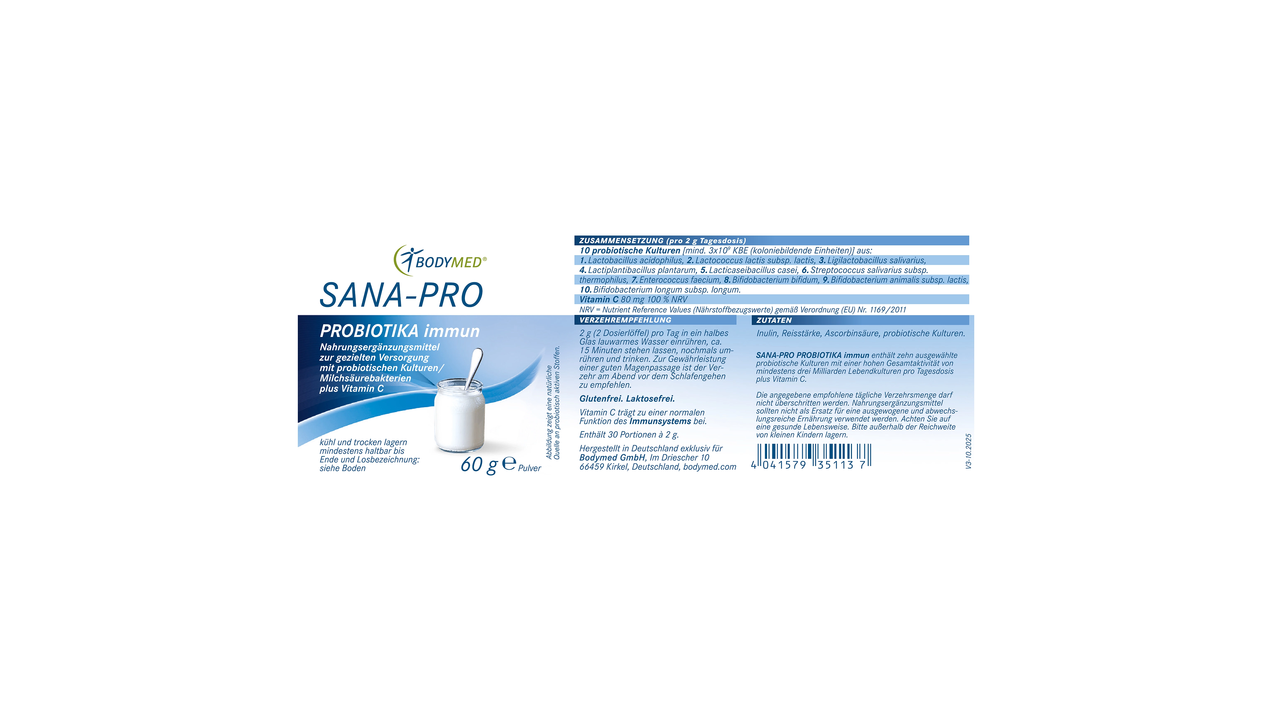 Sana-Pro Probiotika immun 60 g