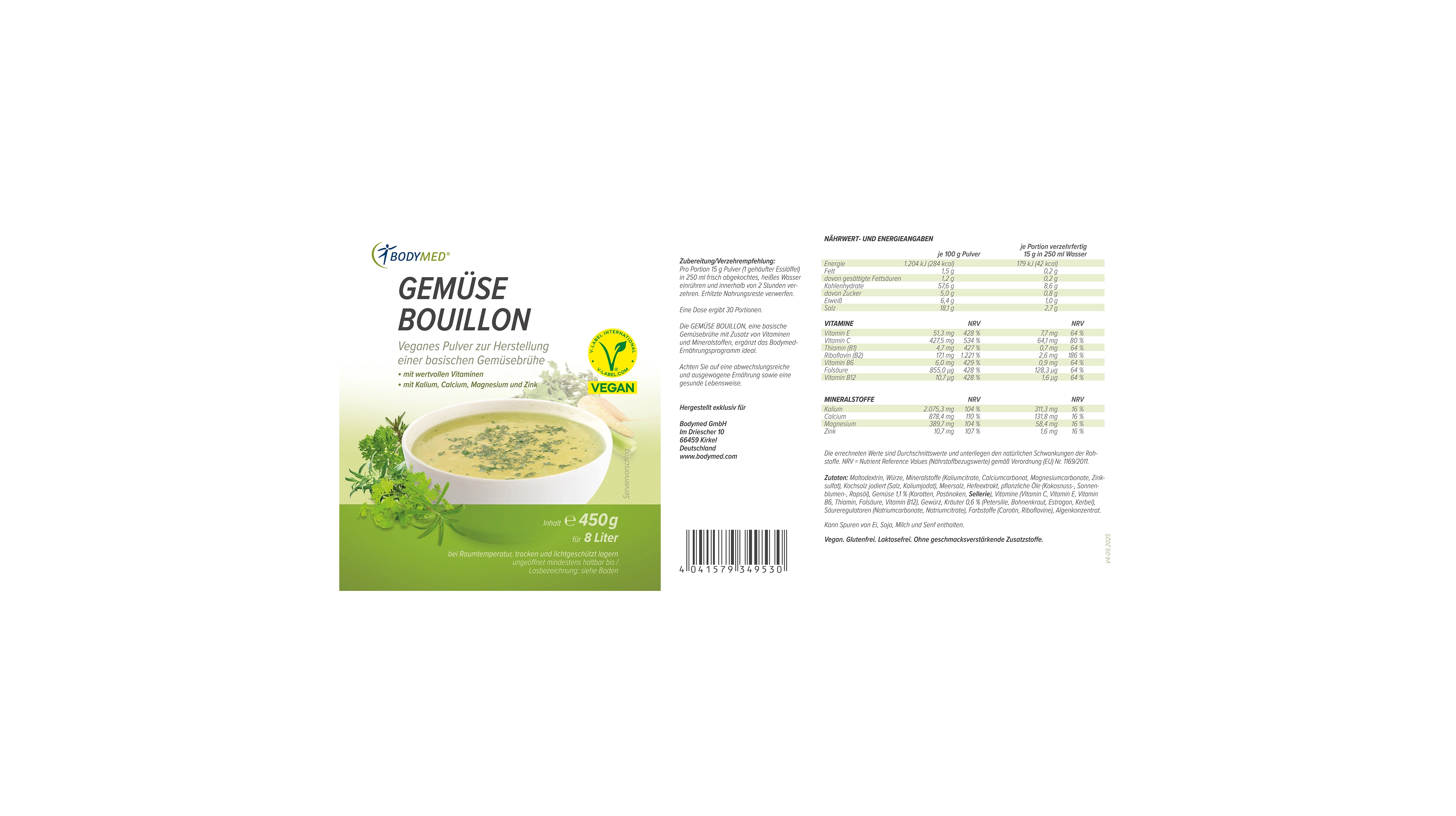 Sana-Pro Gemüse Bouillon