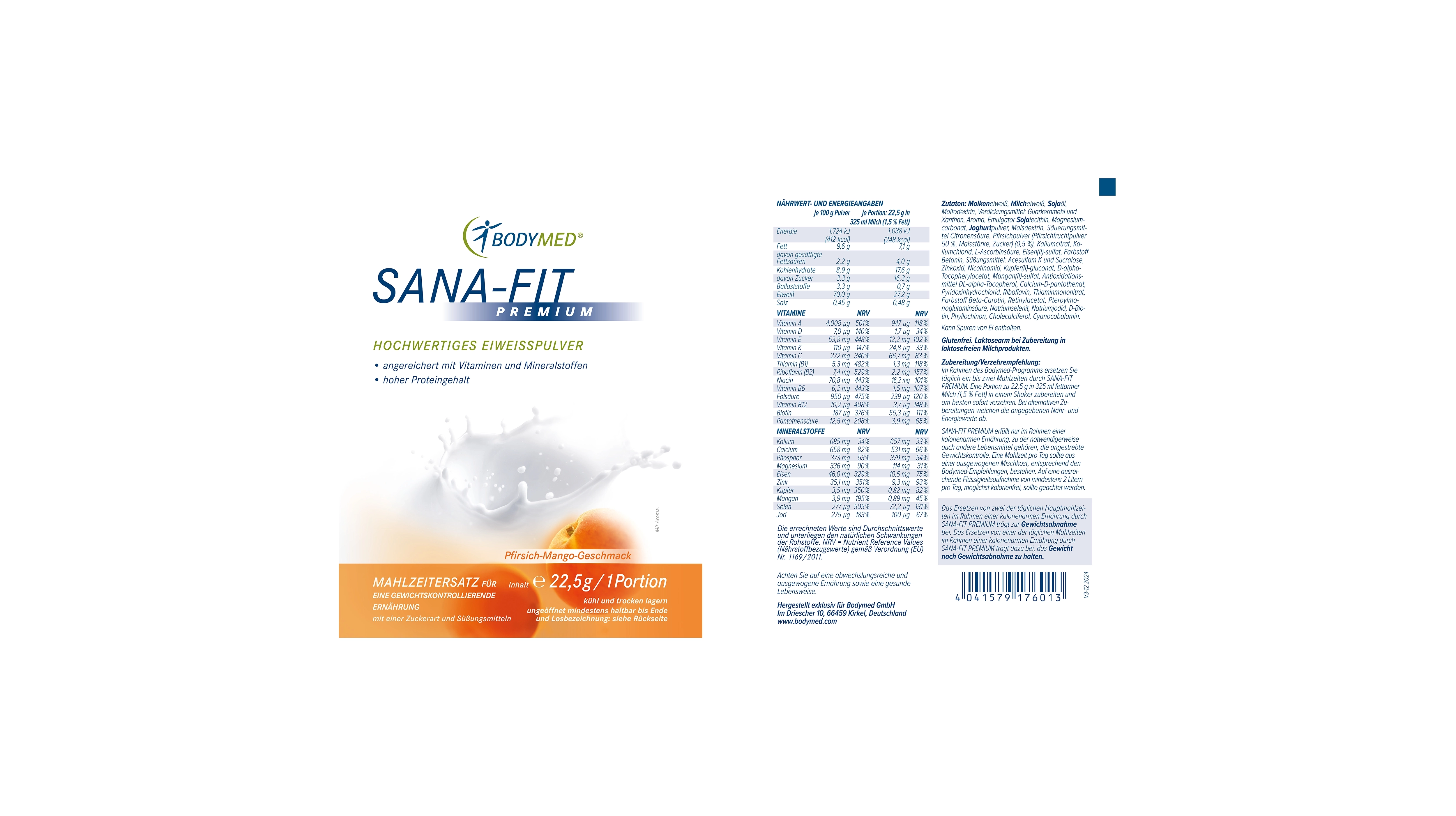 Sana-Fit Pfirsich-Mango