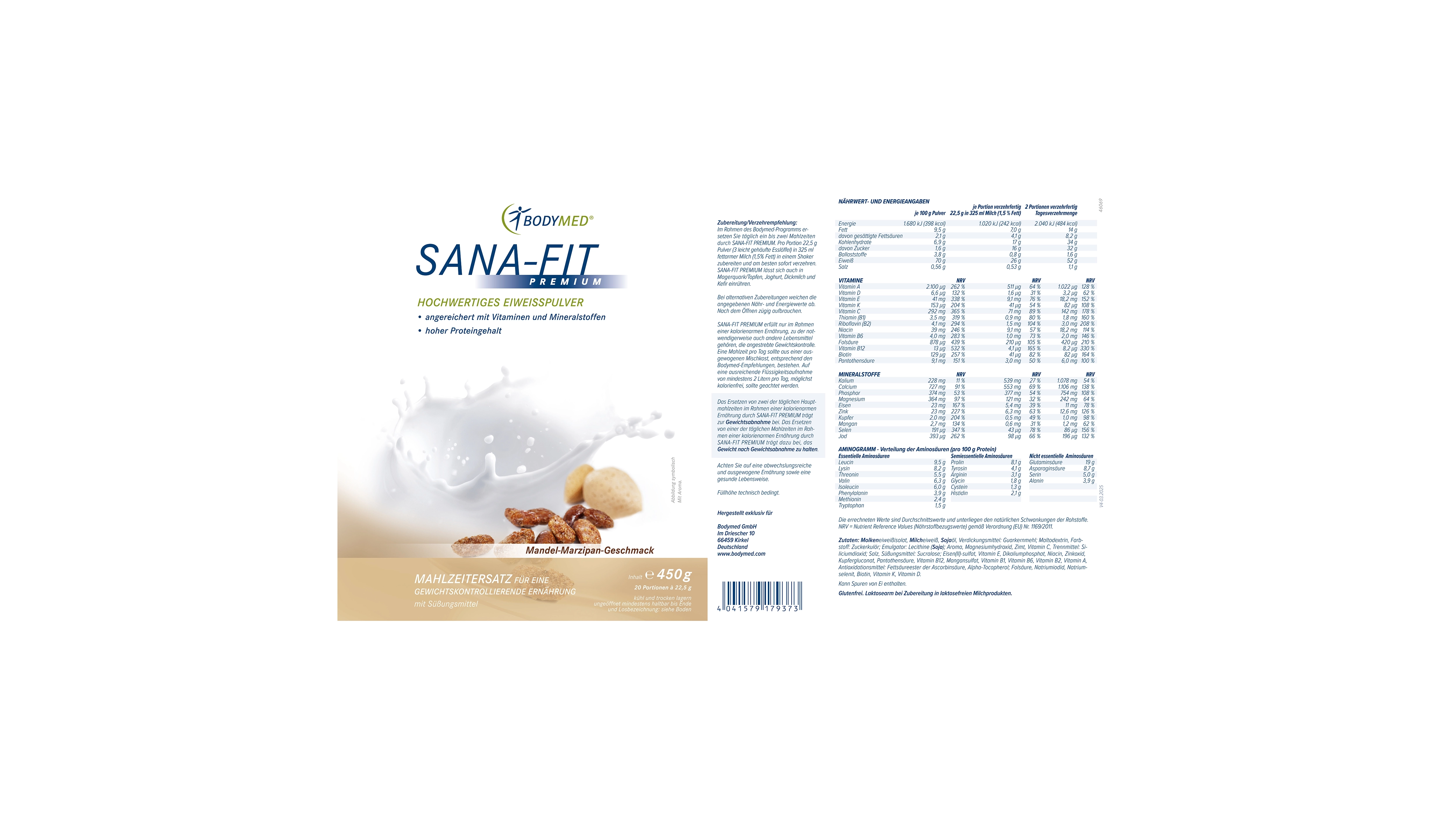 Sana-Fit Mandel-Marzipan