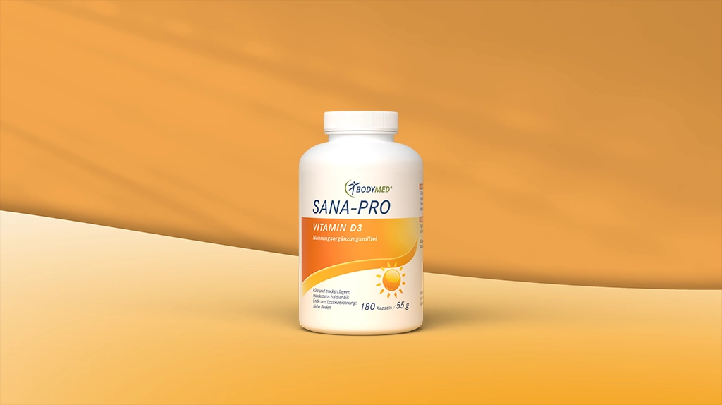 Sana-Pro Vitamin D3 180 Kapseln