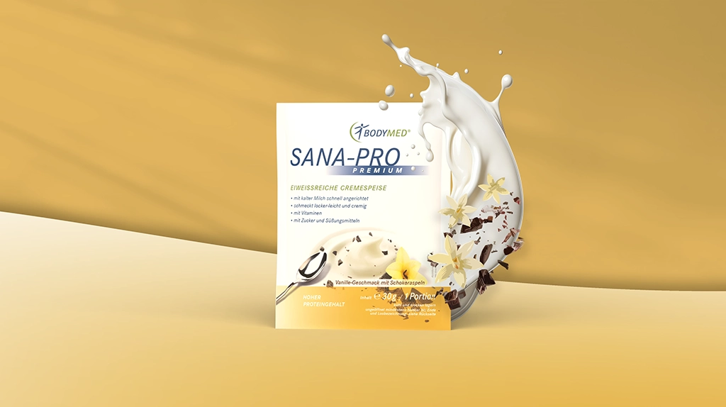 Sana-Pro Creme Vanille mit Schokoraspeln
