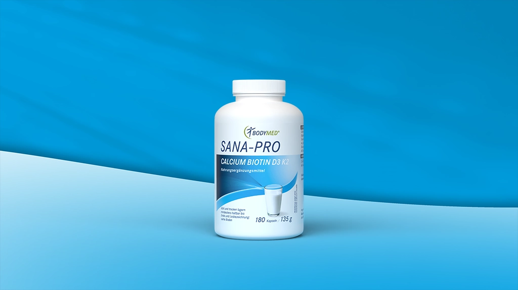 Sana-Pro Calcium Biotin D3 K2 180 Kapseln