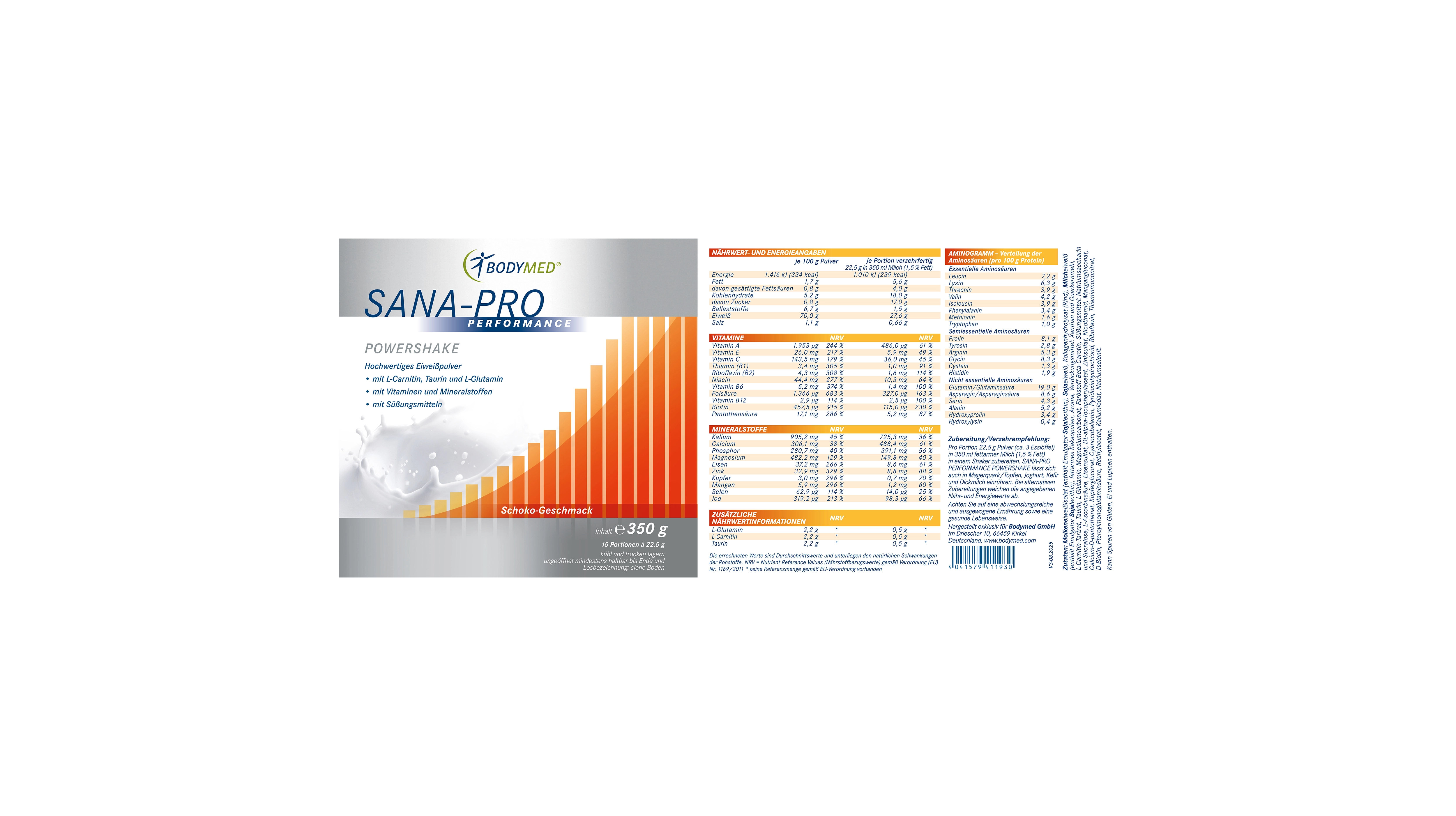 Sana-Pro Powershake Schoko