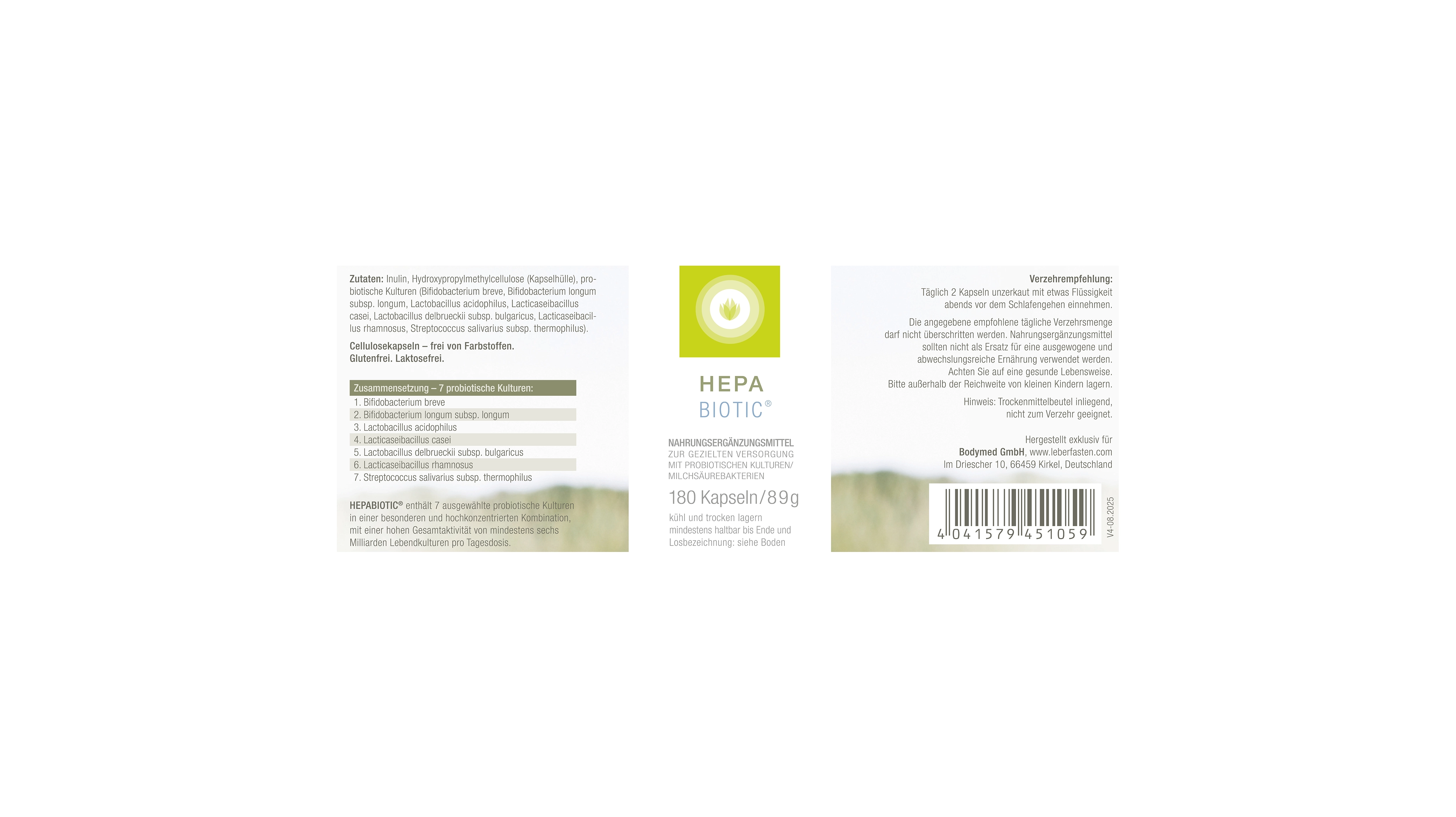 Sana-Pro Hepabiotic® 180 Kapseln